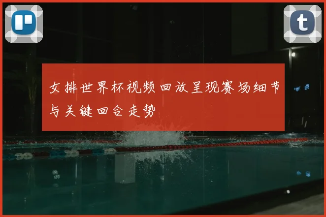 女排世界杯视频回放呈现赛场细节与关键回合走势